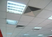 Ventilation au plafond: suspendu, suspendu, rack